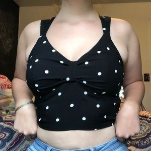Brand new Aeropostale polka dot crop